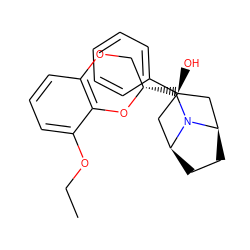 CCOc1cccc2c1O[C@@H](CN1[C@H]3CC[C@@H]1C[C@@](O)(c1ccccc1)C3)CO2 ZINC000100984882