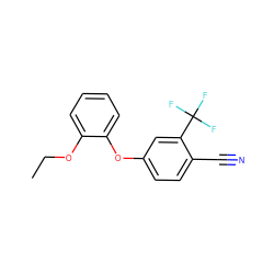 CCOc1ccccc1Oc1ccc(C#N)c(C(F)(F)F)c1 ZINC000040379454