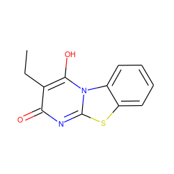 CCc1c(O)n2c(nc1=O)sc1ccccc12 ZINC000008680953