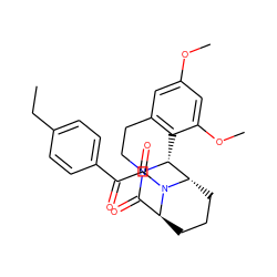 CCc1ccc(C(=O)C(=O)N2[C@H]3CCC[C@H]2[C@H]2c4c(cc(OC)cc4OC)CCN2C3=O)cc1 ZINC000100405934