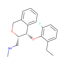 CCc1cccc(F)c1O[C@H]1c2ccccc2CO[C@H]1CNC ZINC000036520276