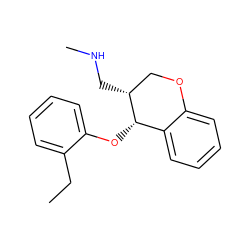 CCc1ccccc1O[C@H]1c2ccccc2OC[C@H]1CNC ZINC000040424352