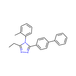 CCc1nnc(-c2ccc(-c3ccccc3)cc2)n1-c1ccccc1C ZINC000096283517