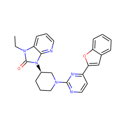 CCn1c(=O)n([C@@H]2CCCN(c3nccc(-c4cc5ccccc5o4)n3)C2)c2ncccc21 ZINC000071315942