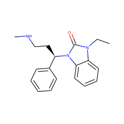 CCn1c(=O)n([C@H](CCNC)c2ccccc2)c2ccccc21 ZINC000034986362