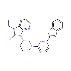 CCn1c(=O)n([C@H]2CCCN(c3nccc(-c4cc5ccccc5o4)n3)C2)c2ncccc21 ZINC000071316329