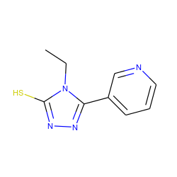 CCn1c(S)nnc1-c1cccnc1 ZINC000018181324