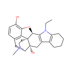 CCn1c2c(c3c1[C@@H]1Oc4c(O)ccc5c4[C@@]14CCN(C)[C@@H](C5)[C@]4(O)C3)CCCC2 ZINC000101027422