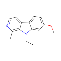 CCn1c2cc(OC)ccc2c2ccnc(C)c21 ZINC000005847941