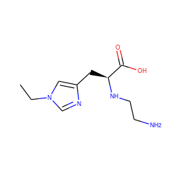 CCn1cnc(C[C@H](NCCN)C(=O)O)c1 ZINC000028864786