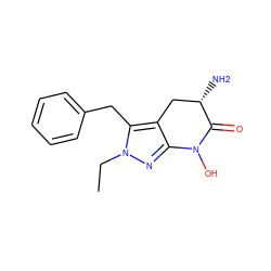 CCn1nc2c(c1Cc1ccccc1)C[C@H](N)C(=O)N2O ZINC000166324220