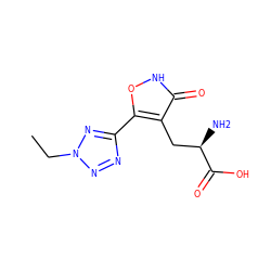 CCn1nnc(-c2o[nH]c(=O)c2C[C@@H](N)C(=O)O)n1 ZINC000013643785