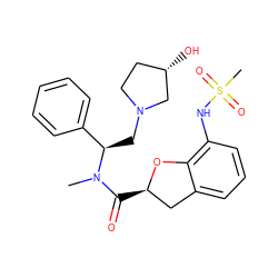 CN(C(=O)[C@@H]1Cc2cccc(NS(C)(=O)=O)c2O1)[C@H](CN1CC[C@H](O)C1)c1ccccc1 ZINC000028530733