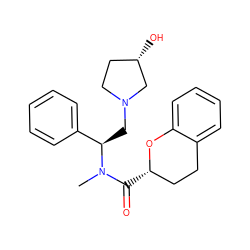 CN(C(=O)[C@H]1CCc2ccccc2O1)[C@H](CN1CC[C@H](O)C1)c1ccccc1 ZINC000028530720