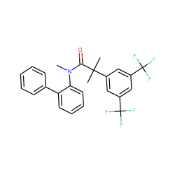 CN(C(=O)C(C)(C)c1cc(C(F)(F)F)cc(C(F)(F)F)c1)c1ccccc1-c1ccccc1 ZINC000028571092