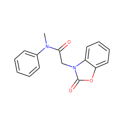 CN(C(=O)Cn1c(=O)oc2ccccc21)c1ccccc1 ZINC000006509936