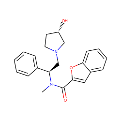 CN(C(=O)c1cc2ccccc2o1)[C@H](CN1CC[C@H](O)C1)c1ccccc1 ZINC000028530924