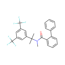 CN(C(=O)c1ccccc1-c1ccccc1)C(C)(C)c1cc(C(F)(F)F)cc(C(F)(F)F)c1 ZINC000028571263