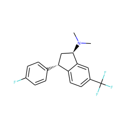 CN(C)[C@@H]1C[C@@H](c2ccc(F)cc2)c2ccc(C(F)(F)F)cc21 ZINC000029482056