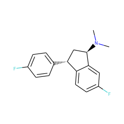 CN(C)[C@@H]1C[C@@H](c2ccc(F)cc2)c2ccc(F)cc21 ZINC000029481325