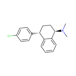 CN(C)[C@@H]1CC[C@@H](c2ccc(Cl)cc2)c2ccccc21 ZINC000029320567