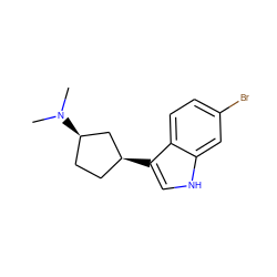 CN(C)[C@@H]1CC[C@H](c2c[nH]c3cc(Br)ccc23)C1 ZINC000034644867