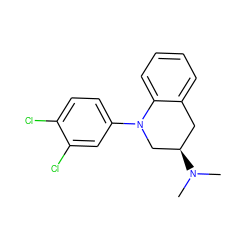 CN(C)[C@@H]1Cc2ccccc2N(c2ccc(Cl)c(Cl)c2)C1 ZINC000066251234