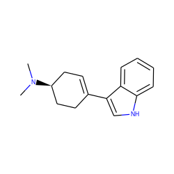 CN(C)[C@H]1CC=C(c2c[nH]c3ccccc23)CC1 ZINC000028819428