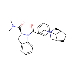 CN(C)C(=O)[C@@H]1Cc2ccccc2N1C(=O)CCN1C[C@H]2CC[C@@H](C1)C2c1ccccc1 ZINC000084670347