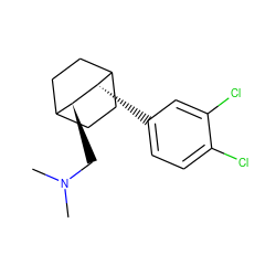 CN(C)C[C@H]1C2CCC(CC2)[C@@H]1c1ccc(Cl)c(Cl)c1 ZINC000002004870