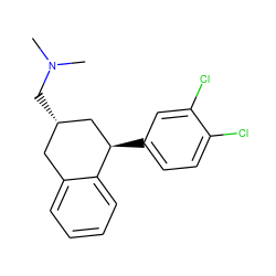 CN(C)C[C@H]1Cc2ccccc2[C@H](c2ccc(Cl)c(Cl)c2)C1 ZINC000066100378