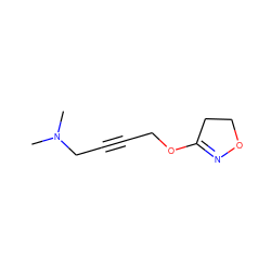 CN(C)CC#CCOC1=NOCC1 ZINC000141811151