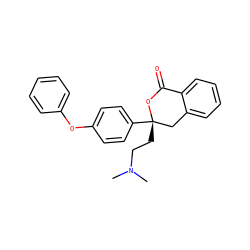 CN(C)CC[C@]1(c2ccc(Oc3ccccc3)cc2)Cc2ccccc2C(=O)O1 ZINC000038795910