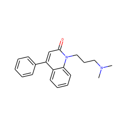 CN(C)CCCn1c(=O)cc(-c2ccccc2)c2ccccc21 ZINC000095587290