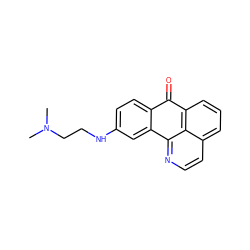 CN(C)CCNc1ccc2c(c1)-c1nccc3cccc(c13)C2=O ZINC000073312736