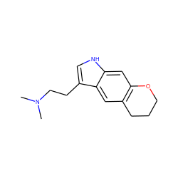 CN(C)CCc1c[nH]c2cc3c(cc12)CCCO3 ZINC000028763791