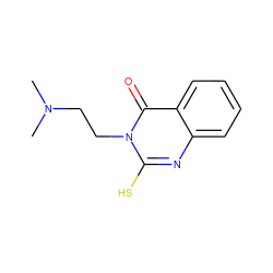 CN(C)CCn1c(S)nc2ccccc2c1=O ZINC000003394869