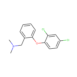 CN(C)Cc1ccccc1Oc1ccc(Cl)cc1Cl ZINC000029129913