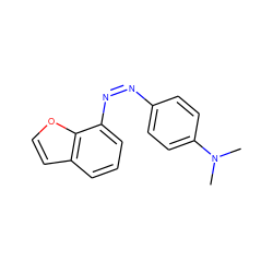 CN(C)c1ccc(/N=N\c2cccc3ccoc23)cc1 ZINC000100133307