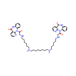 CN(CCCCCCCCN(C)CCCCCCNCC(=O)N1c2ccccc2NC(=O)c2cccnc21)CCCCCCNCC(=O)N1c2ccccc2NC(=O)c2cccnc21 ZINC000150548579