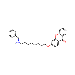 CN(CCCCCCCCOc1ccc2c(=O)c3ccccc3oc2c1)Cc1ccccc1 ZINC000028641091