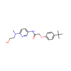 CN(CCO)c1ccc(NC(=O)COc2ccc(C(C)(C)C)cc2)cn1 ZINC000096270033