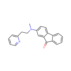 CN(CCc1ccccn1)c1ccc2c(c1)C(=O)c1ccccc1-2 ZINC000037866046