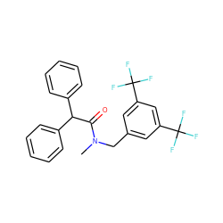 CN(Cc1cc(C(F)(F)F)cc(C(F)(F)F)c1)C(=O)C(c1ccccc1)c1ccccc1 ZINC000029334157