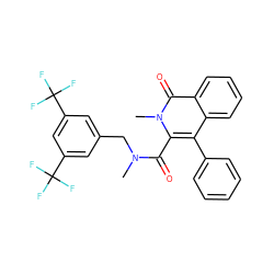 CN(Cc1cc(C(F)(F)F)cc(C(F)(F)F)c1)C(=O)c1c(-c2ccccc2)c2ccccc2c(=O)n1C ZINC000013742630