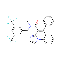 CN(Cc1cc(C(F)(F)F)cc(C(F)(F)F)c1)C(=O)c1c(-c2ccccc2)c2ccccc2n2ccnc12 ZINC000044351192