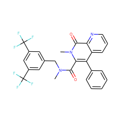 CN(Cc1cc(C(F)(F)F)cc(C(F)(F)F)c1)C(=O)c1c(-c2ccccc2)c2cccnc2c(=O)n1C ZINC000001544135