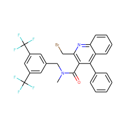 CN(Cc1cc(C(F)(F)F)cc(C(F)(F)F)c1)C(=O)c1c(CBr)nc2ccccc2c1-c1ccccc1 ZINC000028758019