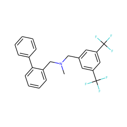 CN(Cc1cc(C(F)(F)F)cc(C(F)(F)F)c1)Cc1ccccc1-c1ccccc1 ZINC000028571106