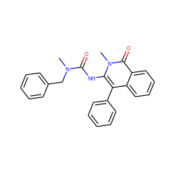 CN(Cc1ccccc1)C(=O)Nc1c(-c2ccccc2)c2ccccc2c(=O)n1C ZINC000013742617